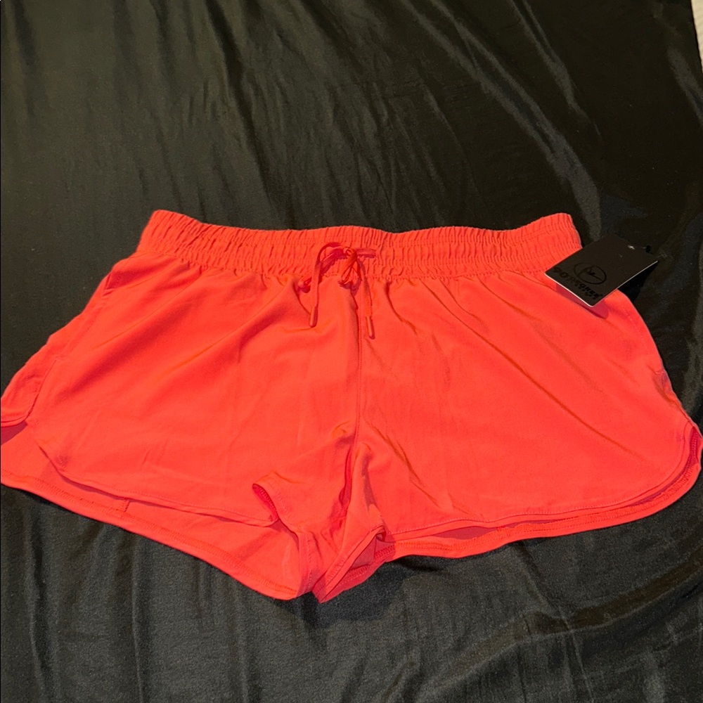 90 Degree By Reflex Coral Drawstring Shorts